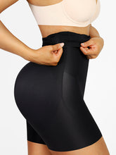 Shaping-Shorts mit Po-Polstern - Schwarz